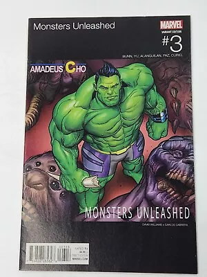Buy Monsters Unleashed 3 David Williams Hip-Hop Variant Marvel Comics 2017 • 79.05£