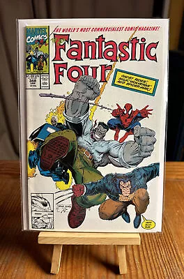 Buy Fantastic Four #348 1991 KEY 1st Cover Appearance Of The New Fantastic Four! VF • 7.90£