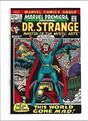 Buy Marvel Premiere #3 (July 1972, Marvel) NM- (9.2) Dr. Strange Series Begins !!!!! • 95.32£