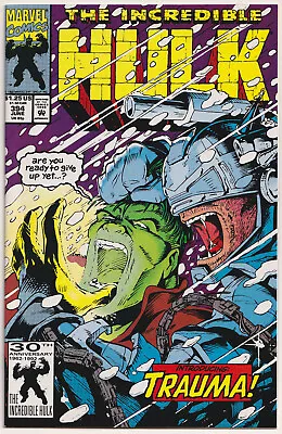 Buy Incredible Hulk 394 NM/M 9.8 Marvel 1992 Trauma Andrew Wildman • 5.69£