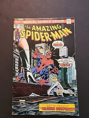 Buy Amazing Spider-Man 144 VG/FN 5.0 Marvel Value Stamp Intact White Pages  • 18.97£