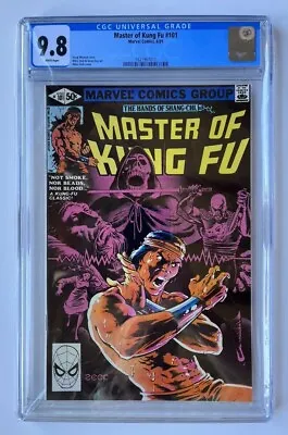 Buy ⭐️ Master Of Kung Fu #101 CGC 9.8 Graded Marvel Comics 06/81 Rare  White Pages⭐️ • 85£