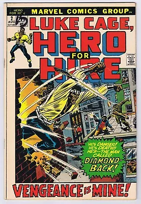Buy Hero For Hire #2 VG Origin Issue Luke Cage Power Man 1972 Marvel Comics • 80.39£