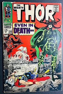 Buy Thor #150 (1968) - Origin Of The Inhumans; 1st Cover Appearance Of Hela; Origin • 39.17£