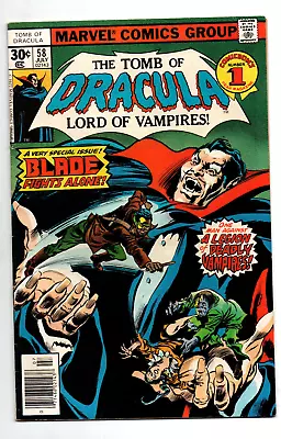 Buy Tomb Of Dracula #58 Newsstand - Blade - Vampire - Horror - 1977 - FN/VF • 11.83£