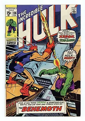 Buy Incredible Hulk #136 VF- 7.5 1971 • 30.38£