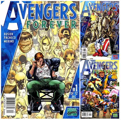 Buy Avengers Forever U PICK Comic 1 2 3 4 5 6 7 8 9-12 VF/NM 1998 Marvel Z3123 • 2.77£