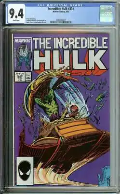 Buy Incredible Hulk #331 Cgc 9.4 White Pages // Steve Geiger & Jim Sanders Iii Cover • 47.30£
