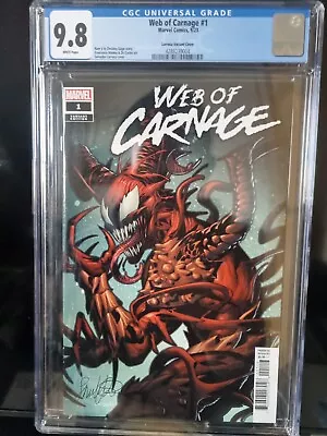 Buy Web Of Carnage #1 1:25 Larroca Variant Marvel 2023 CGC 9.8 • 95£
