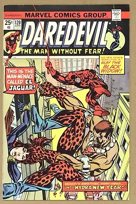 Buy Daredevil 120 (FVF) 1st App El Jaguar! Tony Isabella 1975 Marvel Comics X172 • 26.09£
