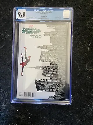 Buy Amazing Spider-man #700, 9.8 CGC NM/M, Martin Skyline Cover • 173.45£