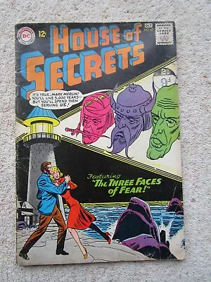 Buy DC Comics House Of Secrets- Issue No. 62 October 1963. National Periodical, G/VG • 3£