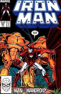 Buy IRON MAN #227 F, Bob Layton Art, Direct Marvel Comics 1988 Stock Image • 6.32£