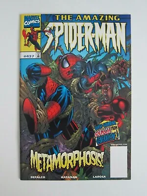 Buy Amazing Spider-man #437 Fn/vf Marvel Legends Toy Biz Edition 2000 Rare Blank Upc • 4£