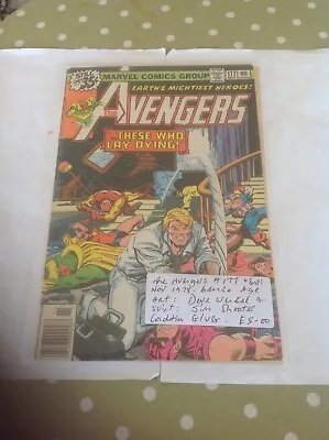 Buy Marvel - The Avengers No.177 - Nov 1978 - Us Cents Copy - Bronze Age - Con:Good • 5.50£