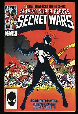 Buy Marvel Super-Heroes Secret Wars #8 VF+ 8.5 1st Black Costume Marvel 1984 • 145.06£