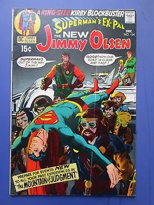 Buy 1970 Superman's Ex-Pal Jimmy Olsen Key Issue #134 Comic Book • 59.29£