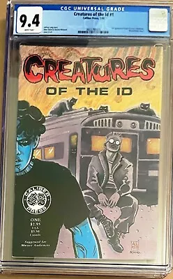 Buy Creatures Of The ID #1 CGC 9.4 Caliber 1990 1st Madman Frank Einstein White Pgs • 553.42£