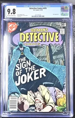 Buy Detective Comics #476 Cgc 9.8 Batman Joker • 706.76£