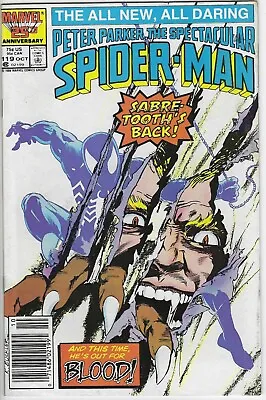 Buy Peter Parker The Spectacular Spiderman 119 Nm 1986 Amazing 1976 Series Lb4 • 3.17£
