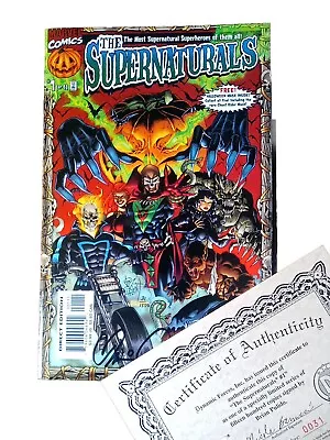 Buy The Supernaturals #1 1998 Signed Brian Pulido 31/1500 Inc. Ghost Rider Mask • 4.99£