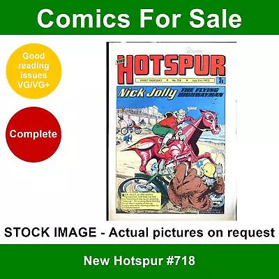 Buy New Hotspur #718 Comic 21 July 1973 VG/VG+ DC Thomson • 3.49£