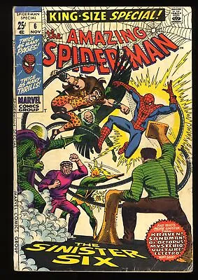 Buy Amazing Spider-Man Annual #6 GD/VG 3.0 Sinister Six Appearance! Marvel 1969 • 34.89£