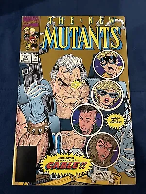Buy THE NEW MUTANTS #87 2nd Print Gold X-Men (1990) 1st Cable • 14.99£