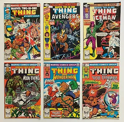 Buy Marvel Two-in-one #74,75,76,77,78,79,80,81,82 & 83 (Marvel 1981) 10 X Comics • 44.62£