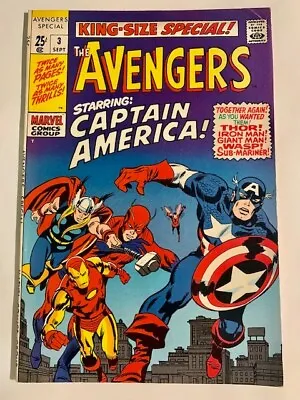 Buy 🔥🔑 Avengers King Size Special (annual) #3  (1969 Marvel Silver Age)  Very Fine • 43.61£