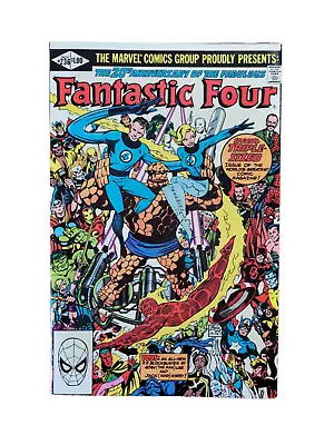 Buy Fantastic Four # 236 Byrne-triple-sized Issue-20th Anniversary-avengers Vf Raw • 20.85£