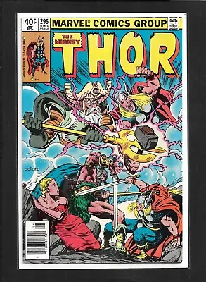 Buy Thor #296 (1980):  From Valhalla-- A Valkyrie!  Thor! Odin! VF- (7.5)! • 5.54£