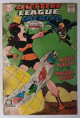 Buy Justice League Of America #60 (dc 1968) Silver Age Est~fr(1.0) Batgirl Cover App • 4.40£