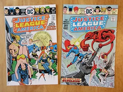 Buy Lot Of *2* JUSTICE LEAGUE OF AMERICA: #128 (VF/VF+), 129 (VF+) Bright & Glossy! • 16.56£