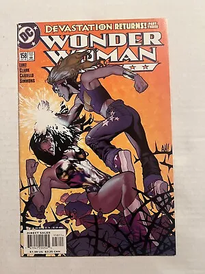 Buy Wonder Woman #158 Devastion Returns Wonder Girl App Adam Hughes Cover Art 2000 • 8£