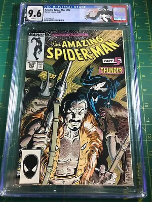 Buy 🔥amazing Spider-man 294 Cgc 9.6 Wp Death Kraven 1987 Zeck Marvel Custom Label🔥 • 107.94£