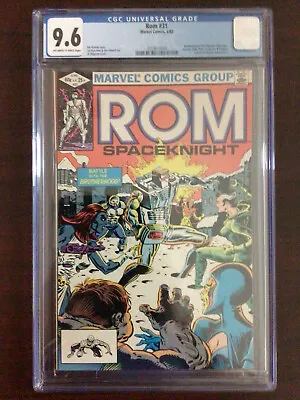 Buy CGC 9.6 ROM 31 Mystique Early Rogue Appearance Off White To White Pages • 79.06£