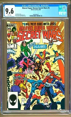 Buy Marvel Super Heroes Secret Wars #5 (1984) CGC 9.6  WP Shooter - Layton - Beatty • 60.26£