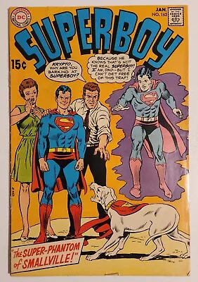Buy Superboy #162 (1970, DC) VG- Curt Swan Krypto Cover • 3.79£