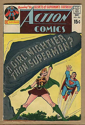 Buy Action Comics - #395- A Girl Mightier Than Superman? - 1970 (Grade 5.5) WH • 7.89£