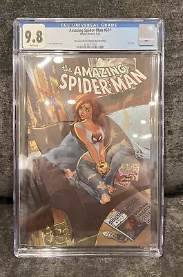 Buy Amazing Spiderman #601 NYCC Mexican Foil J Scott Campbell! CGC 9.8 Rare 🔥❤️🕸️ • 170.74£