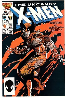Buy Uncanny X-Men # 212 (Marvel)1986 - Wolverine VS Sabretooth Round 1 - VF • 16.78£