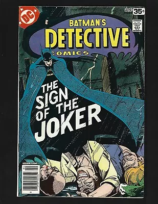 Buy Detective Comics #476 FNVF Batman Classic Joker Includes Questionnaire - Scarcer • 56.18£