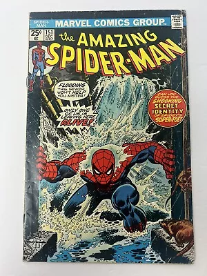 Buy Amazing Spiderman #151 Marvel Comics 1975 Bronze Age Boarded, Color • 36.19£