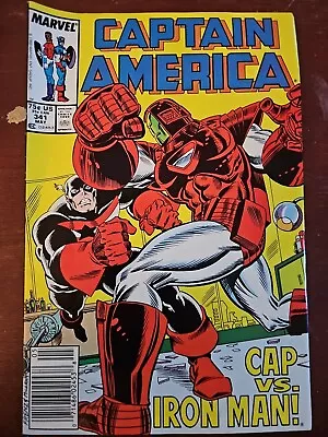 Buy Captain America #341 - Marvel Comics (1988) - 1st Battlestar Appearance • 10.28£