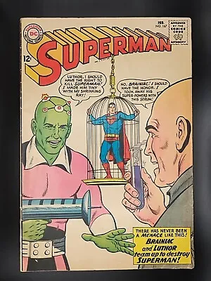Buy Superman Vol. 1 #167 (New Origin For Brainiac; 1st Brainiac/Luthor Team-Up)  • 30.73£