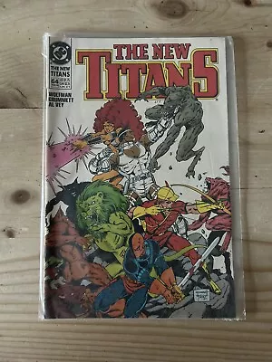 Buy New Teen Titans/New Titans Vol. 2 (1984-1996) #64 Bagged Comic Book • 4.95£
