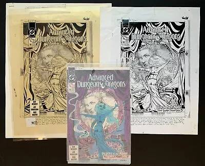 Buy Production Art Lot ADVANCED DUNGEONS & DRAGONS #19 Publishers Proof, Color Guide • 423.83£
