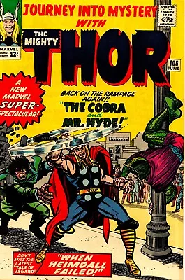 Buy Marvel- Journey Into Mystery #105 (1964) Thor - S. Lee & J. Kirby • 111.79£