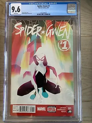Buy Spider-Gwen 1 Cgc 9.6  2015 Marvel Spiderman: Across The Spider-verse Movie • 85£